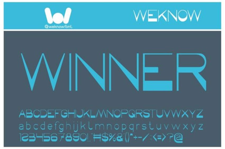 Winner Font