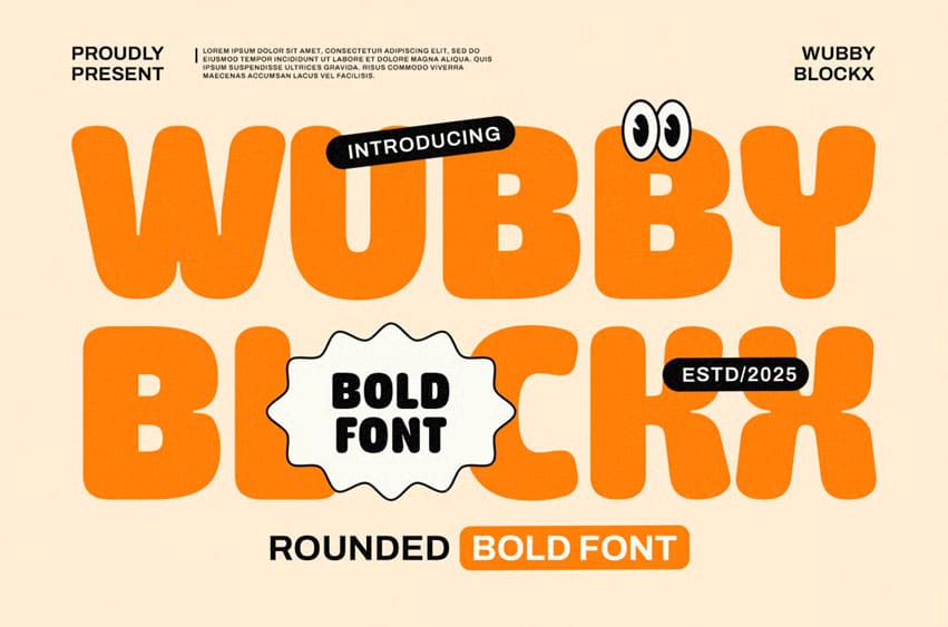WubbyBlockx Font