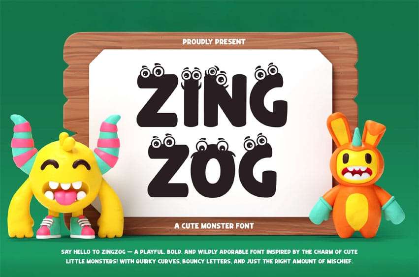 Zingzog Font