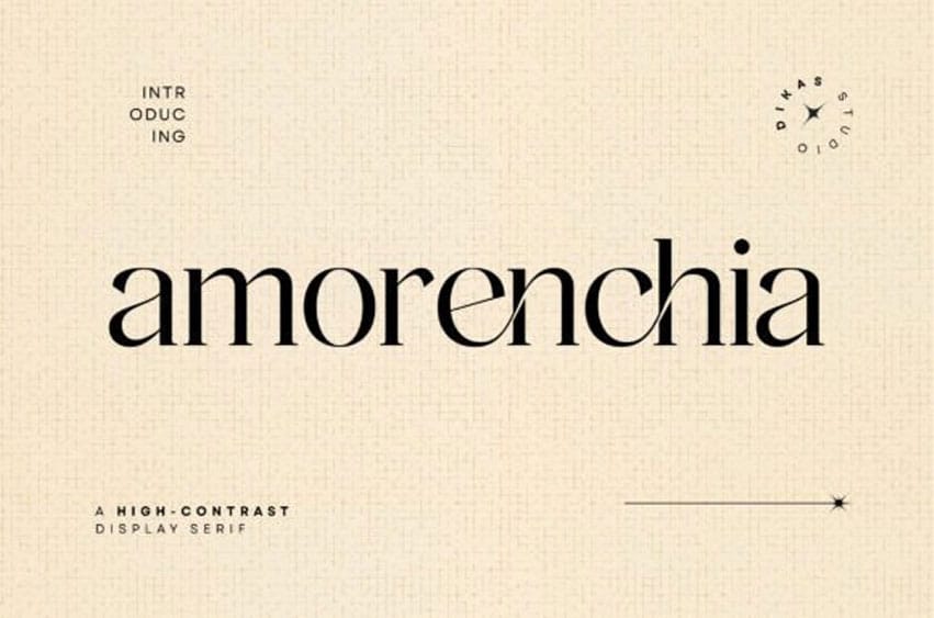 Amorenchia Font