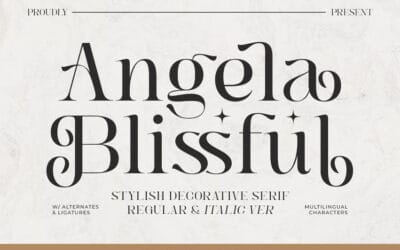 Angela Blissful Font