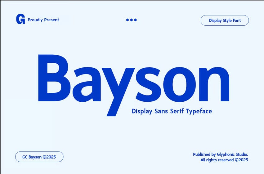 Bayson Font