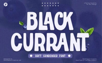 Black Currant Font
