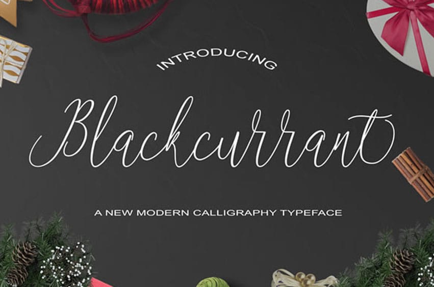 Blackcurrant Font