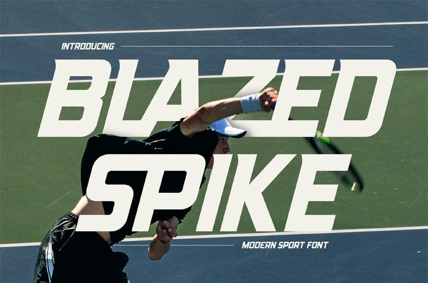 Blazed Spike Font