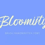 Bloomisty Font