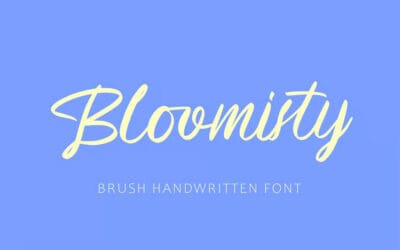 Bloomisty Font