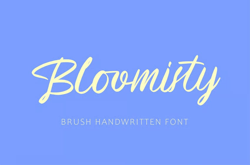 Bloomisty Font