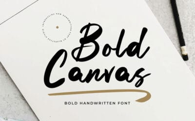 Bold Canvas Font