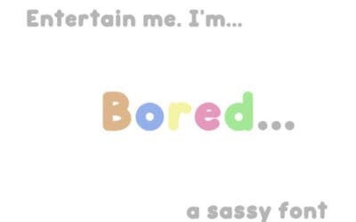 Bored Font