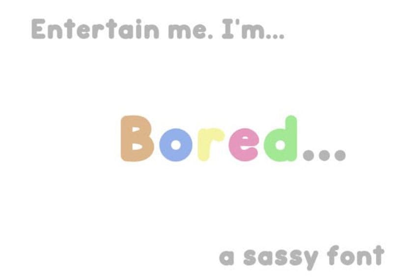 Bored Font