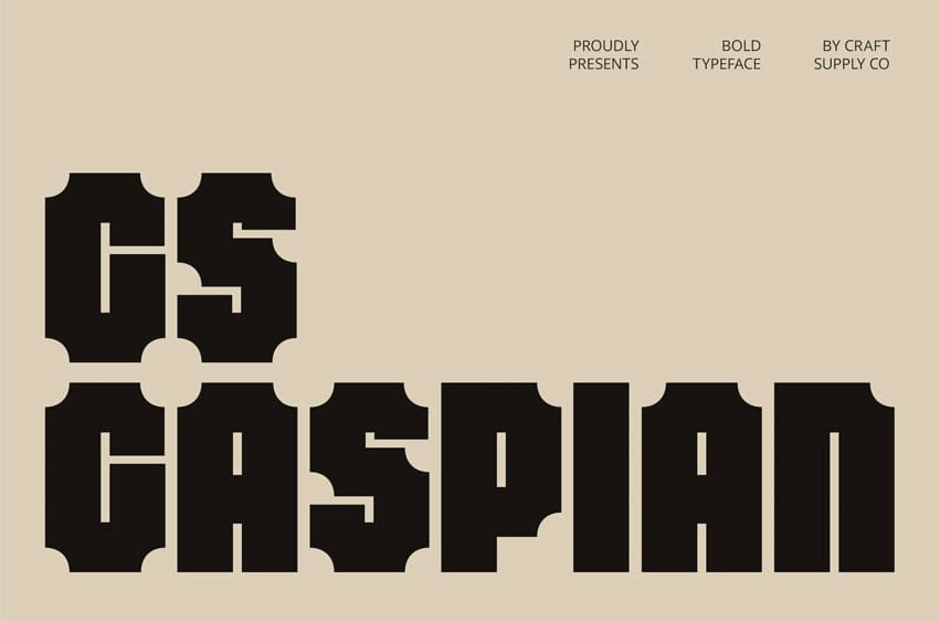 CS Caspian Font