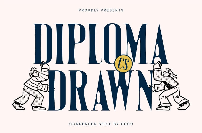 CS Diploma Drawn Font