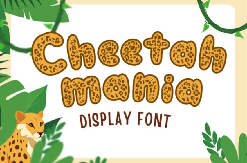 Cheetah Mania Font