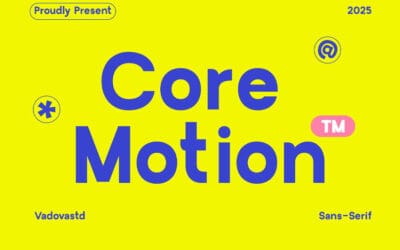 Core Motion Font