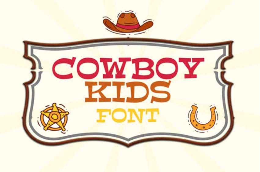 Cowboy Kids Font