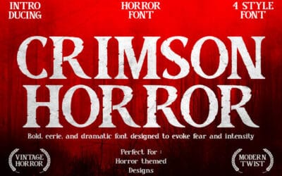 Crimson Horror Font