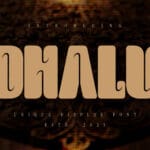 Dhalu Font