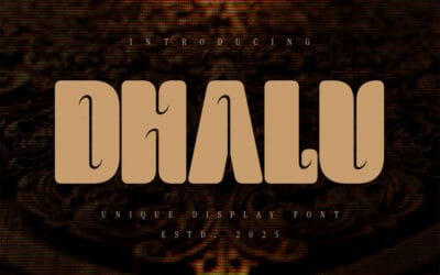 Dhalu Font