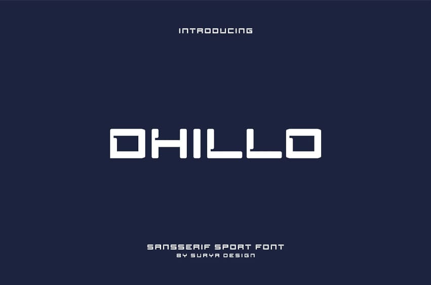 Dhillo Font
