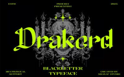 Drakord Blackletter Font