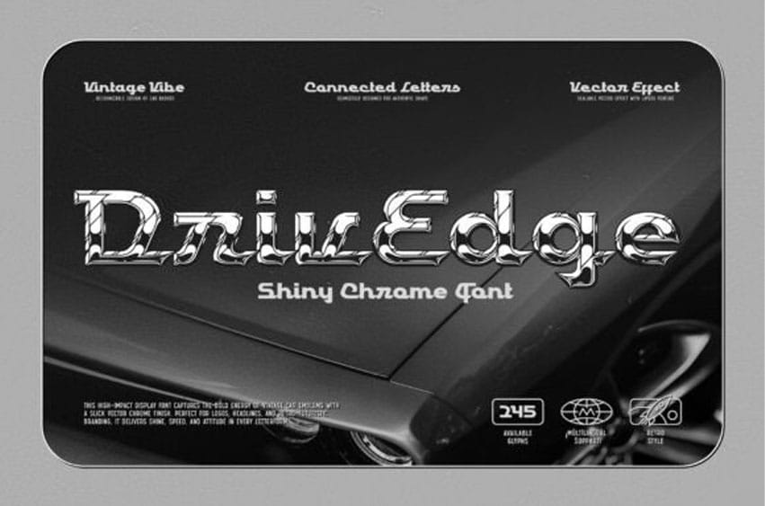 Drivedge Font