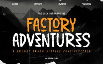 Factory Adventures Font