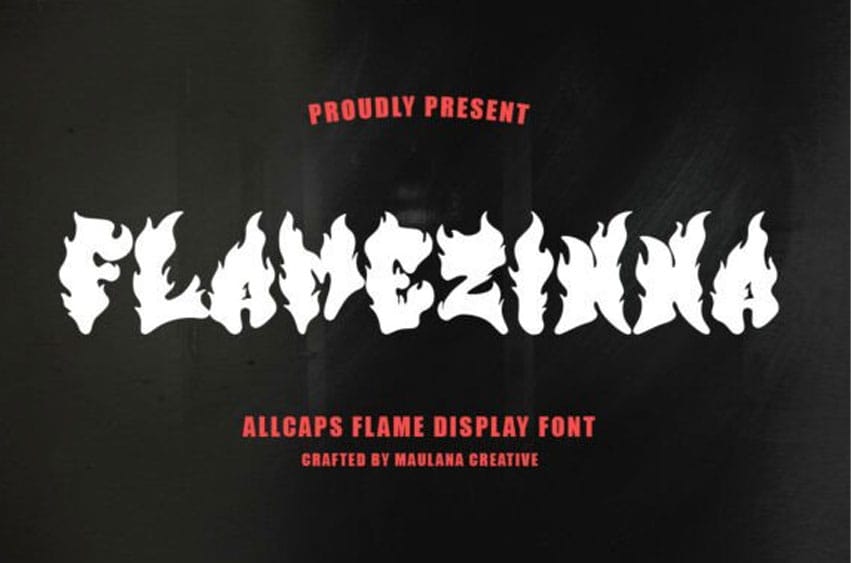 Flamezinna Font