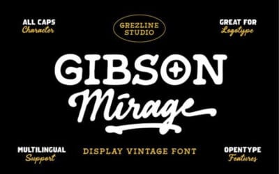Gibson Mirage Sans Font
