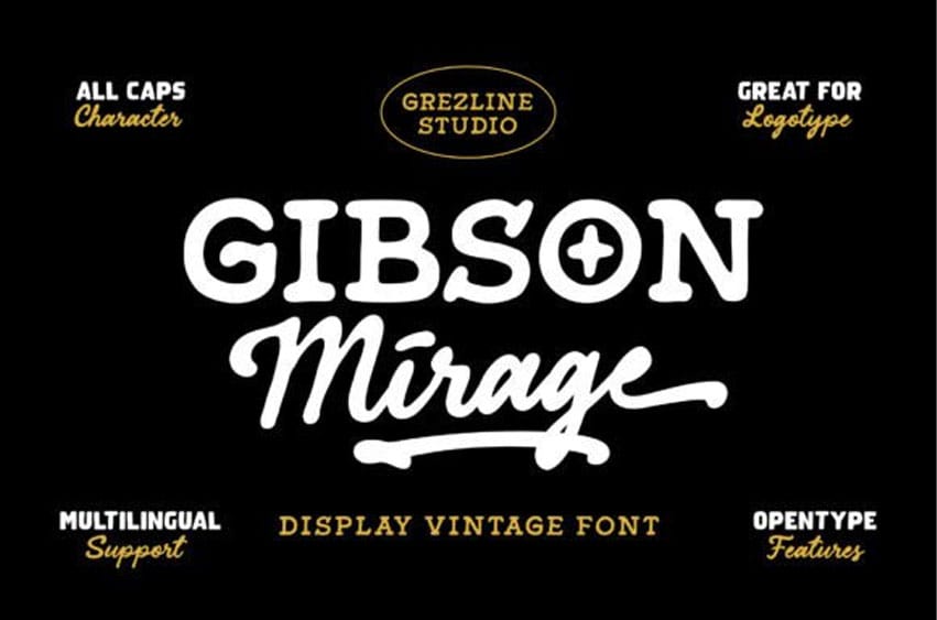 Gibson Mirage Sans Font