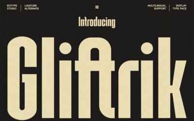 Gliftrik Font
