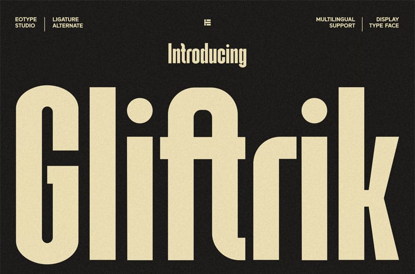 Gliftrik Font