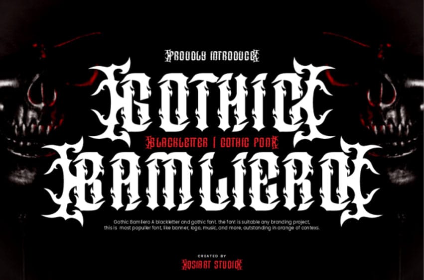 Gothic Bamliero Font