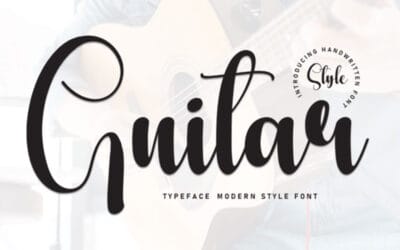 Guitar Font