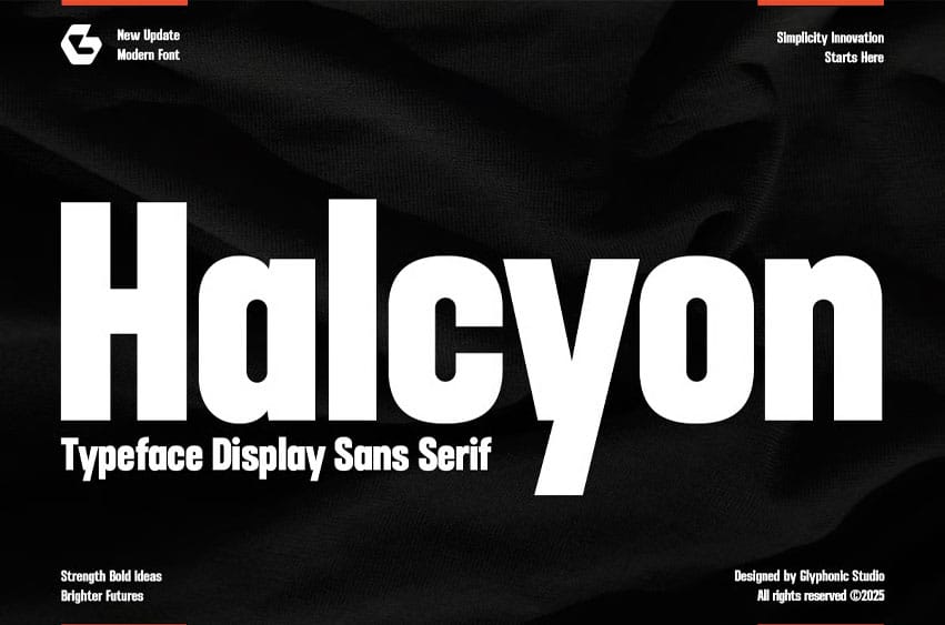 Halcyon Font