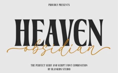 Heaven Obsidian Font