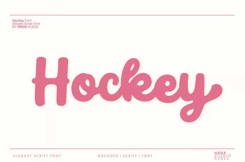 Hockey Font