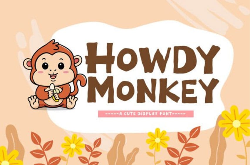 Howdy Monkey Font