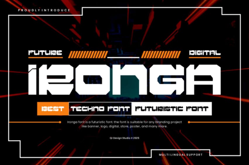 Ironga Font
