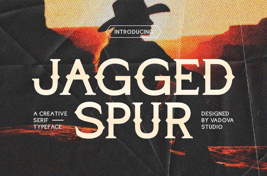 Jagged Spur Font