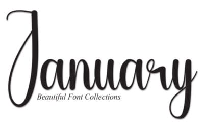 January Beautiful Font