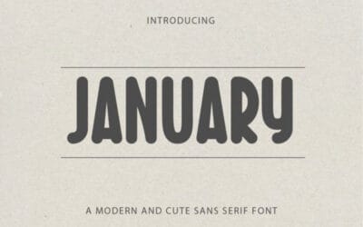 January Modern Font