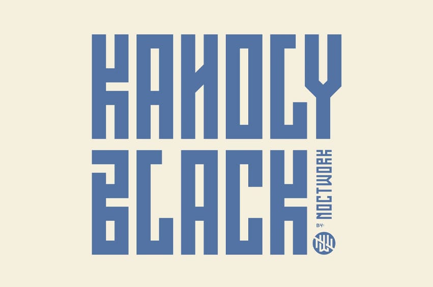 Kaholy Black Font