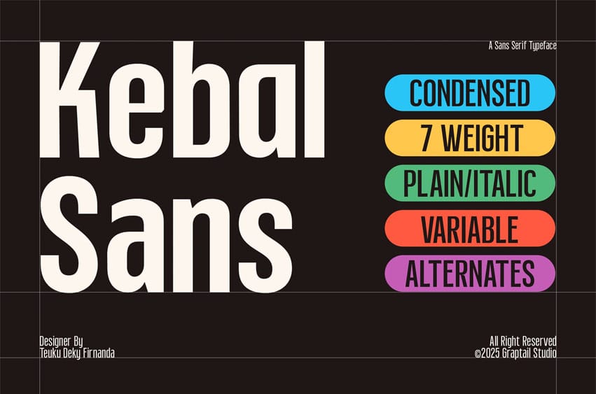 Kebal Sans Font