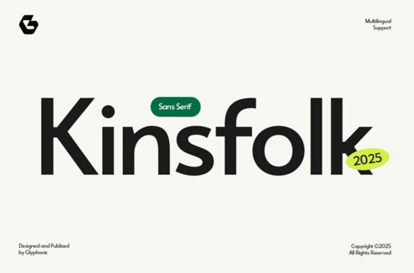 Kinsfolk Sans Font