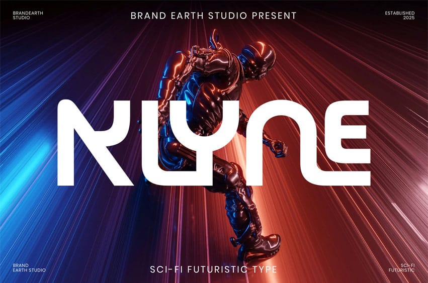 Klyne Futuristic Font