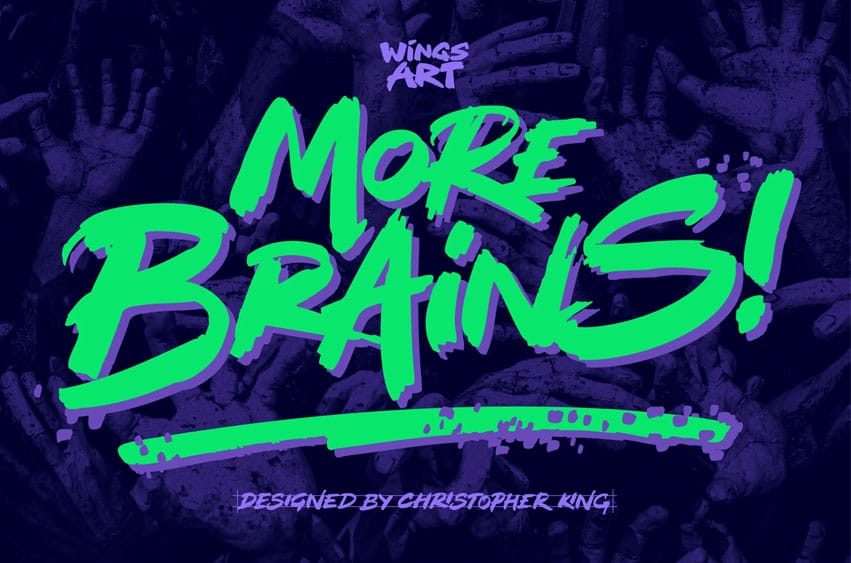 More Brains Font