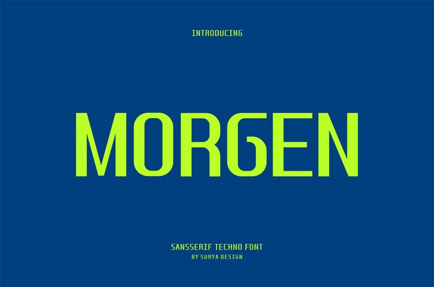 Morgen Font
