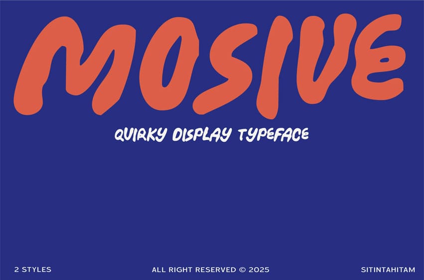 Mosive Font