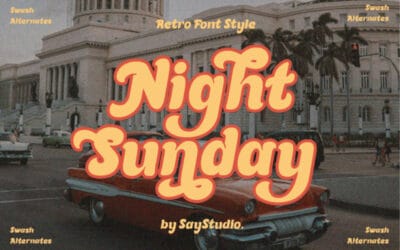 Night Sunday Font